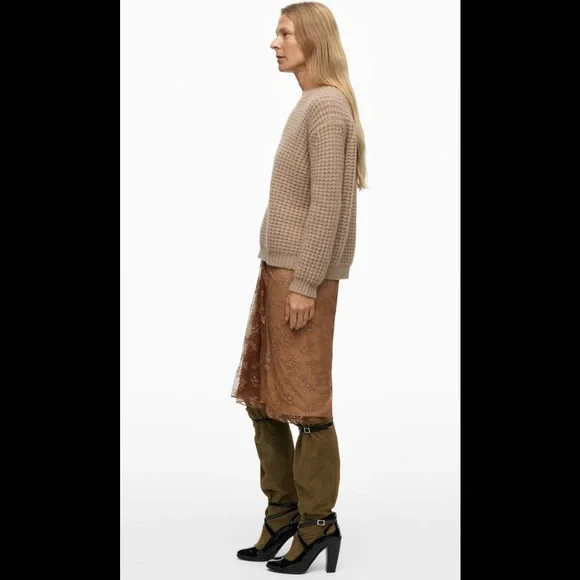 SALE | NWT ZARA COMBINATION SKIRT LIMITED EDITION - Picture 2 of 6